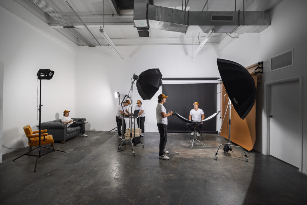 Studio 3 a group of people in a studio